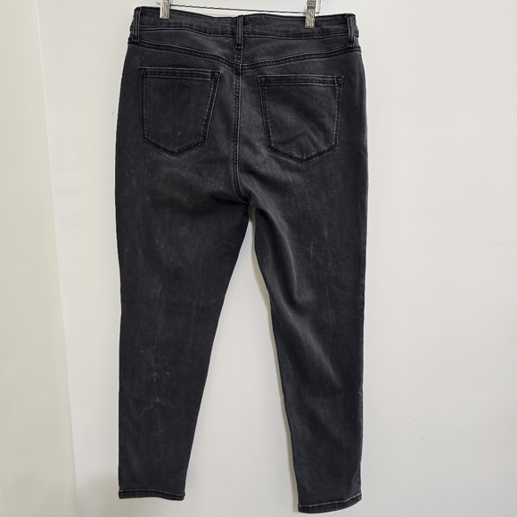 THE LIMITED size 14‎ High Rise Skinny Jeans Stretch Denim Ash Black - Picture 9 of 16